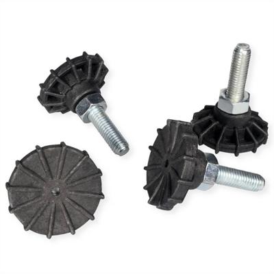 ROLINE 19-inch stelpoten, 4 stuks