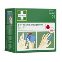 Bandage cederroth soft foam blauw 6cmx4.5m - thumbnail