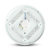 LED Plafondlamp - Diameter 35cm - 24 Watt 2600 lumen - Lichtkleur instelbaar - Opbouw - Melkglas effect - Plafonniere - Voor binnen - Wit - thumbnail