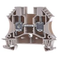 Weidmüller 1020200000-100 Doorgangsserieklem Schroeven Donkerbeige 100 stuk(s) - thumbnail