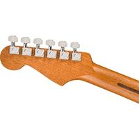 Fender Acoustasonic Player Jazzmaster Antique Olive elektrisch-akoestische gitaar met gigbag - thumbnail