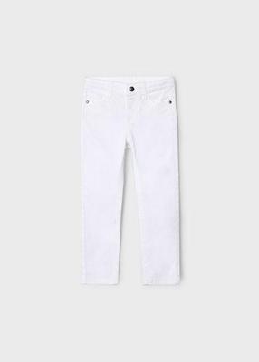 Mayoral Zomer broek slim fit jongens - wit