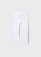 Mayoral Zomer broek slim fit jongens - wit - thumbnail