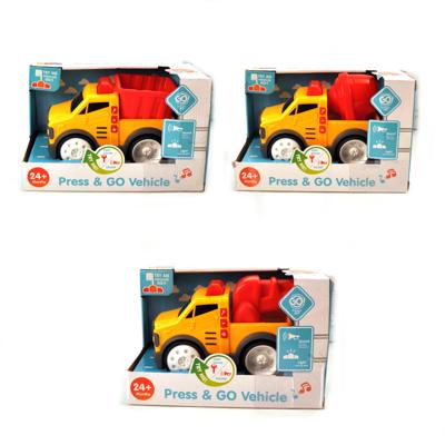 Presschool Toys Press and Go Bouwwagen + Licht en Geluid Assorti Presschool Toys Press and Go Bouwwagen + Licht en Geluid Assorti