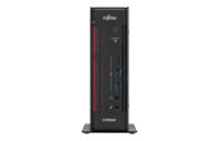 Fujitsu ESPRIMO Q958 Intel® 8de generatie Core™ i5 i5-8500T 8 GB DDR4-SDRAM 256 GB SSD mini PC Zwart, Rood Windows 10 Pro - thumbnail