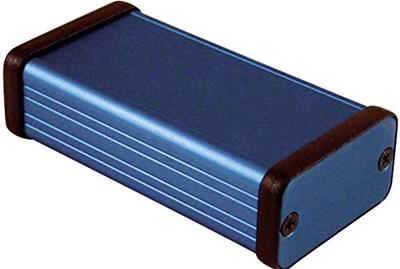 Hammond Electronics 1455D801BU Universele behuizing 80 x 45 x 25 Aluminium Blauw 1 stuk(s)