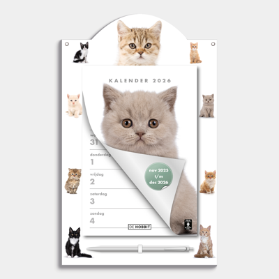 Katten Weekscheurkalender 2026