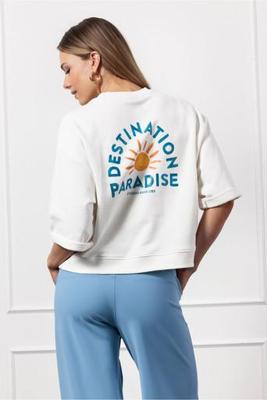 Studio Anneloes Puck Ssl Paradise Sweat 12943 Sweater 1100 Off White