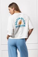 Studio Anneloes Puck Ssl Paradise Sweat 12943 Sweater 1100 Off White - thumbnail