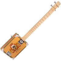 Lace Cigar Box Guitar Secret Society 4-string 4-snarige elektrische gitaar - thumbnail
