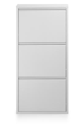 Kave Home Schoenenkast 'Bogota' 3-deurs, kleur Wit
