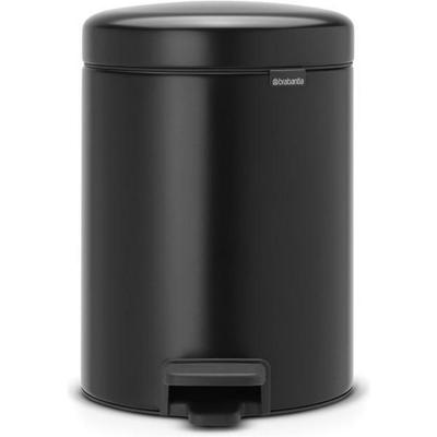 Brabantia NewIcon Pedaalemmer - 5 liter - kunststof binnenemmer - matt black 112928