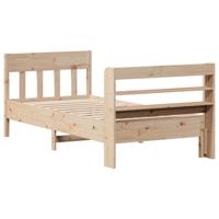 Bedframe zonder matras massief grenenhout 90x200 cm - thumbnail