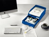 Brievenbak Leitz Plus met lade A4 maxi zwart - thumbnail