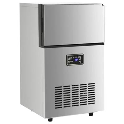 VidaXL Ijsblokjesmachine 45 kg / 24 u zilverkleurig