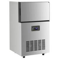 VidaXL Ijsblokjesmachine 45 kg / 24 u zilverkleurig - thumbnail