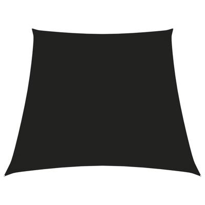 VidaXL Zonnezeil trapezium 3/5x4 m oxford stof zwart