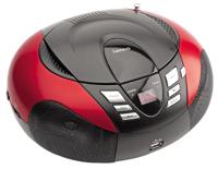 Lenco SCD-37 USB Rood Draagbare FM-radio CD- en USB-speler Rood - SCD-37 USB RED - thumbnail