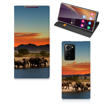 Samsung Galaxy Note 20 Ultra | Hoesje maken | Olifanten Samsung Galaxy Note 20 Ultra | Hoesje maken | Olifanten