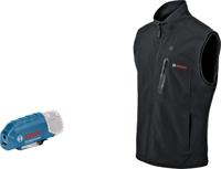 Bosch Blauw GHV 12 + 18V XA | Verwarmde bodywarmer L | Zonder accu & lader 06188000EC - thumbnail