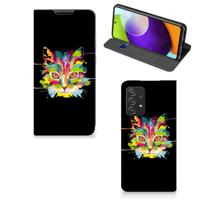 Samsung Galaxy A52 Magnet Case Cat Color - thumbnail