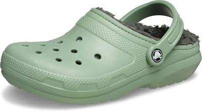 Crocs Classic Lined Pantoffel Moss/Multi M11 Crocs Classic Lined Pantoffel Moss/Multi M11