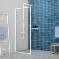 Inloopdouche Sealskin Contour 98x200 cm 6 mm Helder Glas Mat Wit - thumbnail