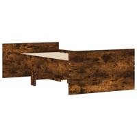 Bedframe met lades gerookt eikenkleurig 90x190 cm - thumbnail