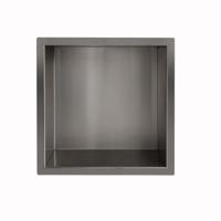 Inbouwnis BWS Sifo 30x30x10cm Gunmetal - thumbnail