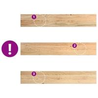 Vensterbanken 2 st onbehandeld 90x15x2 cm massief eikenhout - thumbnail