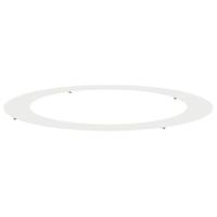 VidaXL Geschikt voor platte boomring wit ø90 / 120 cm staal - thumbnail