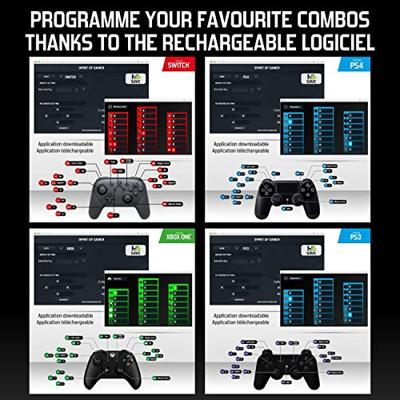 Hub USB Spirit of Gamer Crossgame2 Blauw