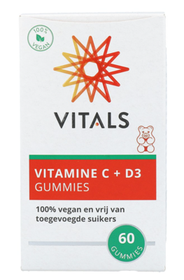 Vitamine C + D3 60 Gummies