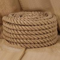 VidaXL Touw 10 m lang 60 mm dik jute - thumbnail