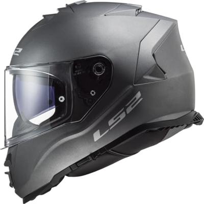 LS2 integraalhelm "ff800 storm ii solid". helmet ff800 storm ii solid xxl titan.matt
