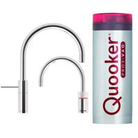 Quooker Nordic Round Twintaps met PRO3 VAQ-E Boiler RVS - thumbnail