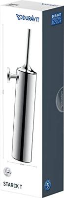 Duravit Starck T Borstelgarnituur - wandmodel - 43.5x8cm - chroom 0099461000