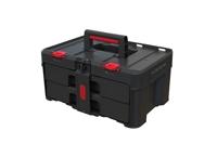 Gereedschapskoffer KETER Stack'N'Roll (17210832/253384) 2 laden Zwart - thumbnail