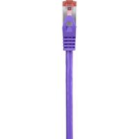 Renkforce RF-4724914 RJ45 Netwerkkabel, patchkabel CAT 6 S/FTP 0.25 m Violet Snagless, Vergulde steekcontacten, Vlambestendig 1 stuk(s) - thumbnail