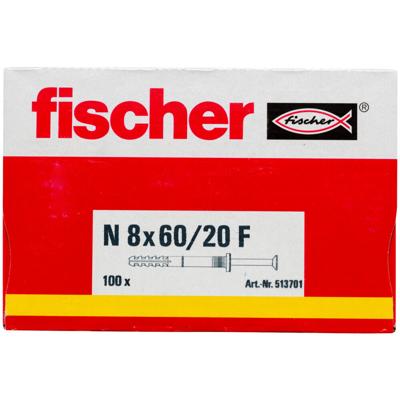 Fischer 513701 Spijkerplug 60 mm 8 mm 100 stuk(s) Fischer 513701 Spijkerplug 60 mm 8 mm 100 stuk(s)