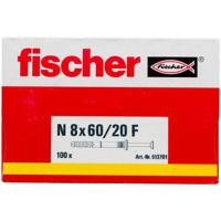 Fischer 513701 Spijkerplug 60 mm 8 mm 100 stuk(s) - thumbnail
