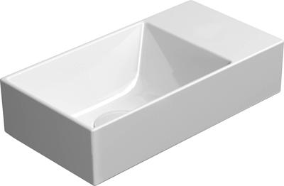 Saqu Pesaro Fontein 36x18x9 cm Glans Wit