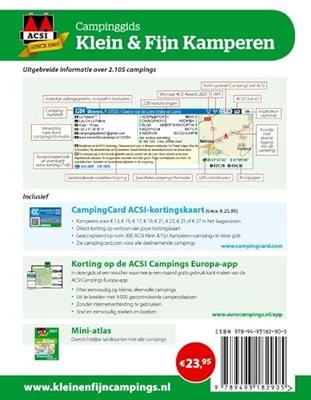 Acsi ACSI Klein & Fijn Kamperen gids 2026