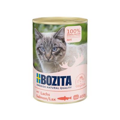 BOZITA Zalmpaté - natvoer voor katten - 400g