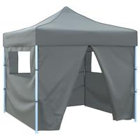 VidaXL Vouwtent pop-up met 4 zijwanden 3x3 m antraciet - thumbnail
