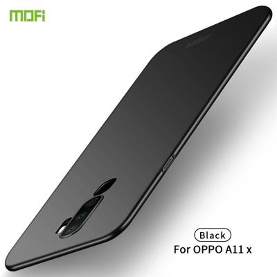 Voor OPPO A11x MOFI Frosted PC ultradunne hard case (zwart)