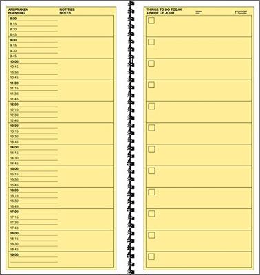 Sigel Things To Do Today, ft 29,7 x 14 cm, internationaal