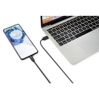 Renkforce USB-kabel USB 2.0 USB-C stekker, USB-A stekker 2.00 m Zwart Met anti-microbacterieel oppervlak RF-4695144 - thumbnail