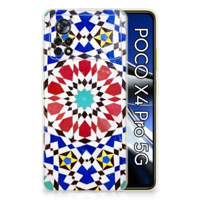 Xiaomi Poco X4 Pro 5G | TPU | Siliconen hoesje | Mozaïek