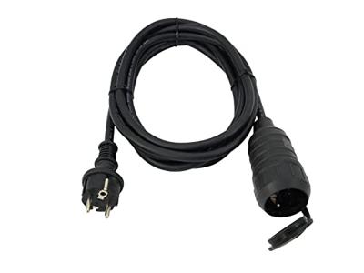 Eurolite 30245695 Stroom Verlengkabel 16 A Zwart 3 m H07RN-F 3G 1,5 mm²